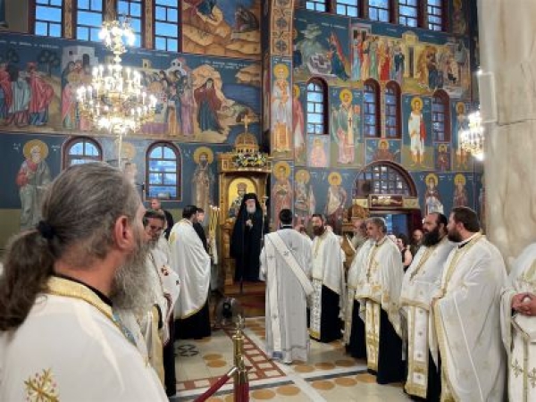 Μέγας Πανηγυρικός Αρχιερατικός Εσπερινός της Μεταμορφώσεως του Σωτήρος στη Μεταμόρφωση